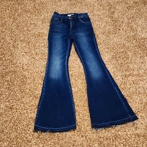 Kancan dark wash flare jeans size 5/26 NWOT